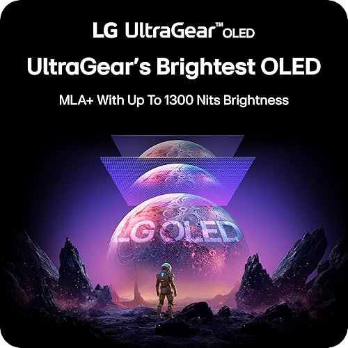LG Ultragear™ 27 OLED 480Hz Gaming Monitor, QHD (2560x1440) OLED Display / 480Hz Refresh Rate / 0.03ms (GtG) Response time/NVIDIA® G-SYNC® Compatible/AMD FreeSync™ Premium Pro