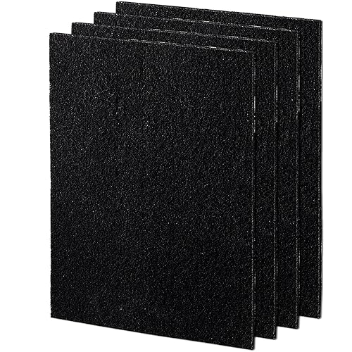 Fellowes 9324201 Carbon Filter 4pk Aera Max 300 Air Purifier, Black, 16.1 x 12.4 x 0.2