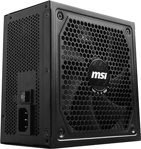 MSI MAG A1000GL PCIE 5 Gaming Power Supply - Full Modular - 80 Plus Gold Certified 1000W - Compact Size - ATX PSU