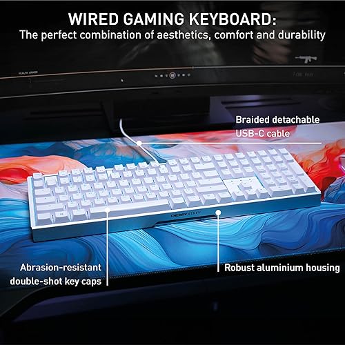CHERRY XTRFY MX 3.1 Mechanical Wired Gaming Keyboard | New MX2A Switches | MX Brown