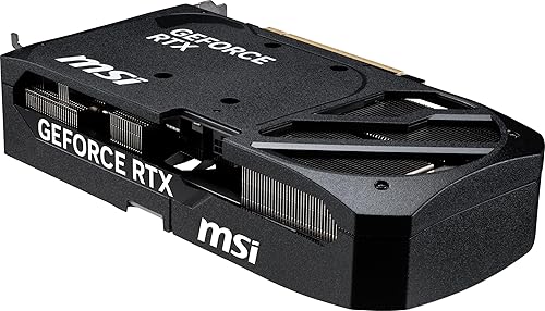MSI Gaming RTX 5070 12G Shadow 2X OC Graphics Card (12GB GDDR7, 192-bit, Extreme Performance: 2557 MHz, DisplayPort x3 2.1a, HDMI 2.1b, NVIDIA Blackwell Architecture)