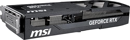 MSI Gaming RTX 5070 12G Shadow 3X OC Graphics Card (12GB GDDR7, 192-bit, Extreme Performance: 2557 MHz, DisplayPort x3 2.1a, HDMI 2.1b, NVIDIA Blackwell Architecture)