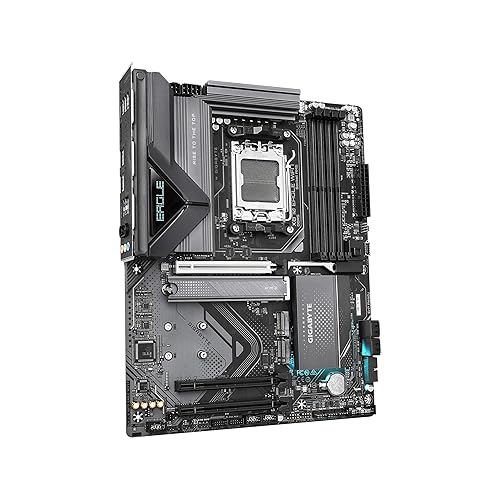 GIGABYTE X870 Eagle WIFI7 AM5 LGA 1718, ATX, DDR5, 4X M.2, PCIe 5.0, USB4, Wi-Fi 7, 2.5GbE LAN, EZ-Latch, Q-Flash
