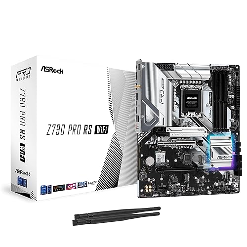 ASRock Z790 Pro RS WiFi, Intel 12th and 13th Generation CPU (LGA1700), Z790 Chipset, DDR5 ATX Motherboard