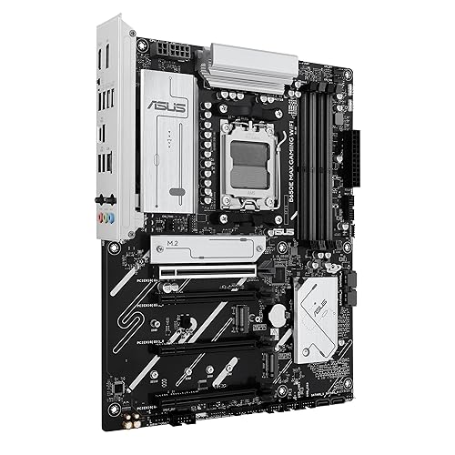ASUS B650E MAX Gaming WiFi AMD B650 ATX Motherboard, DDR5, PCIe 5.0 Ready, 3X M.2 Slots, Wi-Fi 6E, Realtek 2.5Gb Ethernet, DisplayPort, HDMI™, USB 10Gbps Type-A & Type-C®, BIOS Flashback™, Aura Sync ATX B650E Max Gaming|M.2 x3|WiFi 6E