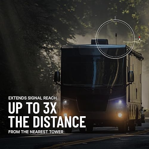 weBoost Drive Reach RV II- Cell Phone Signal Booster kit | Boosts 4G LTE & 5G for All Canadian Carriers - Rodgers, Bell, Telus & More | Made in The U.S. | ISED Approved (Model 654061)