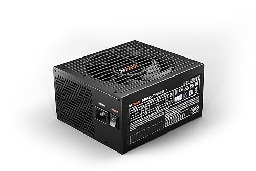 be quiet! BN515 Straight Power 12-850w 80 Plus Platinum, ATX 3.0, Modular Power Supply, for PCIe 5.0 GPUs and GPUs with 6+2 pin connectors, Silent 135mm be quiet! Fan - BN515 850W Platinum