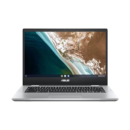 ASUS Chromebook CX1, 14 FHD NanoEdge Touch Display, Intel Celeron N4500 Processor, 64GB eMMC, 4GB RAM, Chrome OS, CX1400FKA-DS01-CB