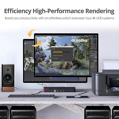 SIIG CE-DP0G11-S1 4PORT DISP PORT 1.2 KVM SWITCH