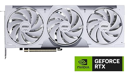 MSI Gaming RTX 5070 Ti 16G Ventus 3X PZ OC Graphics Card (16GB GDDR7, 256-bit, Extreme Performance: 2482 MHz, DisplayPort x 3 2.1a, HDMI 2.1b, NVIDIA Blackwell Architecture)