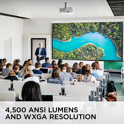 ViewSonic LS630W 4500 Lumens DLP WXGA Laser Projector with 1.3x Optical Zoom, H/V Keystone, 360 Degrees Projection and LAN Control