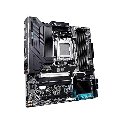 GIGABYTE B850M Gaming X WIFI6E AMD AM5 LGA 1718 Motherboard, mATX, DDR5, 2X M.2, PCIe 5.0, USB-C, WIFI6E, 2.5GbE LAN, EZ-Latch, 5-Year Warranty