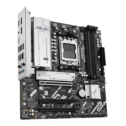 ASUS Prime B840M-A WiFi-CSM AMD AM5 B840 mATX Motherboard, Advanced AI Ready, DDR5, PCIe 4.0 Ready, Three M.2 Slots, Wi-Fi 6E, 2.5Gb LAN, DisplayPort, HDMI™, USB 5Gbps Type-C®, BIOS Flashback™