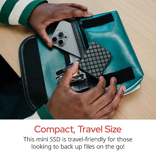 Verbatim 512GB Store 'n’ Go Mini External Solid State Drive USB 3.2 Gen 1 USB-C Connection - Diamond Black