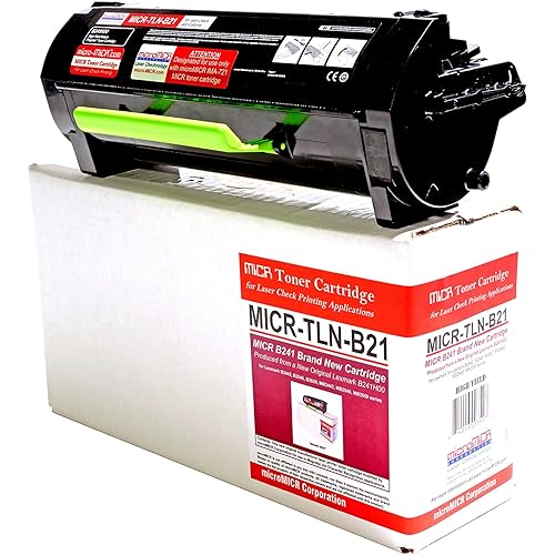 microMICR OEM MICR for LEXMARK B241H00 Black Return Program Toner Cartridge