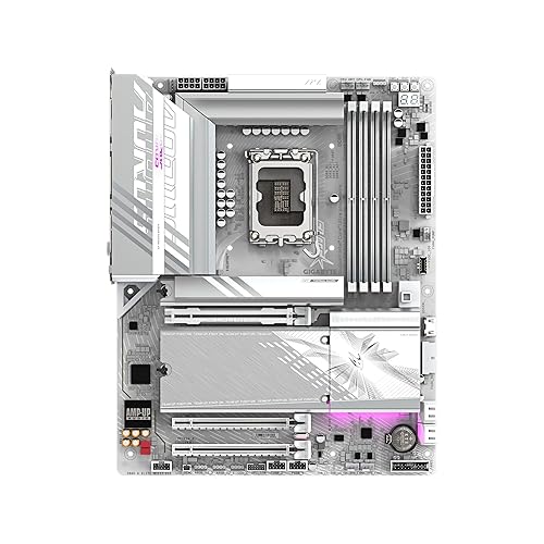 GIGABYTE Z890 AORUS Elite WIFI7 ICE Intel Core Ultra (Series 2) LGA 1851 Motherboard, ATX, DDR5, 3X M.2, PCIe 5.0, Thunderbolt 4, WIFI7, 2.5GbE LAN, EZ-Latch
