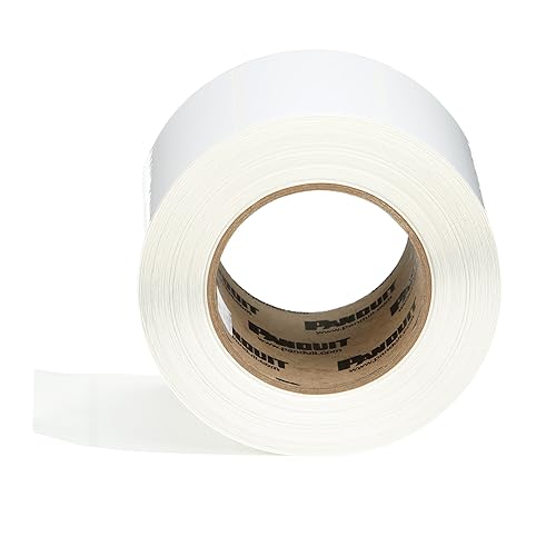 Panduit C200X038YJT Thermal Transfer Computer Label, Adhesive Polyester, White (5,000-Pack) 2.00 by 0.38-Inch White
