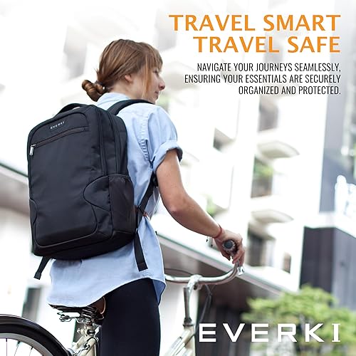 Everki Studio Slim Laptop Backpack, Fits upto 14.1-Inch Laptops/15-Inch MacBook Pro (EKP118)
