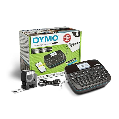 DYMO LabelManager Executive 640 CB Portable Label Printer, Compact Label Maker Machine with QWERTY Keyboard, Bluetooth & USB Connectivity, Compatible with DYMO D1 Standard & Durable Labels