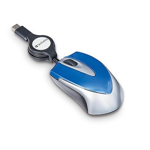 Verbatim USB-C Mini Optical Travel Mouse - Blue (70237)