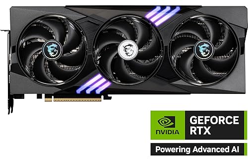 MSI Gaming RTX 5070 12G Gaming Trio OC White Graphics Card (12GB GDDR7, 192-bit, Extreme Performance: 2625 MHz, DisplayPort x 3 2.1a, HDMI 2.1b, NVIDIA Blackwell Architecture)