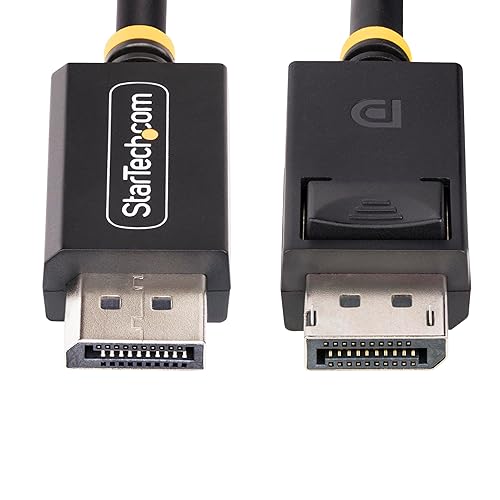 StarTech.com 6ft DisplayPort 2.1 Cable, VESA Certified DP40 DisplayPort Cable w/UHBR10/HDR/HDCP 2.2, 8K 60Hz w/DSC 1.2a