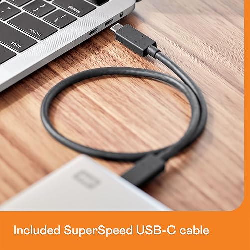 WD 5TB My Passport Ultra for Mac Silver Portable External Hard Drive, USB-C - WDBPMV0050BSL-WESN Silver 5TB Mac