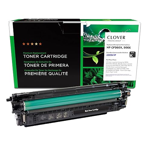 Clover Remanufactured High Yield Toner Cartridge Replacement for HP CF360X (HP 508X) | Black