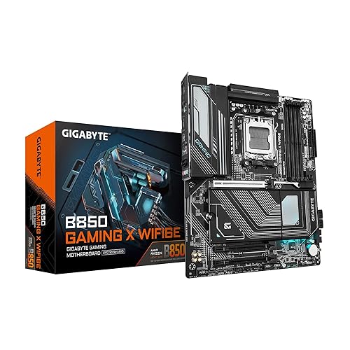 GIGABYTE B850 Gaming X WIFI6E AMD AM5 LGA 1718 Motherboard, ATX, DDR5, 3X M.2, PCIe 5.0, USB-C, WIFI6E, 2.5GbE LAN, EZ-Latch, 5-Year Warranty