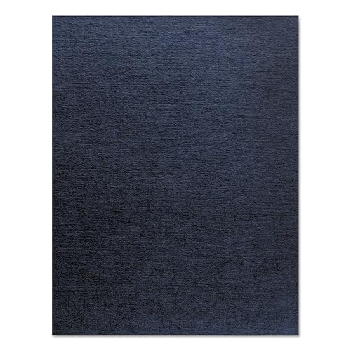 FELLOWES FLW52098, Expression Linen Presentation Covers, Letter, 200-Pack (Navy)