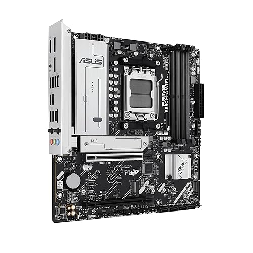 ASUS Prime B850M-A WiFi-CSM AMD AM5 B850 mATX Motherboard, DDR5, PCIe 5.0 Ready, 3X M.2, Wi-Fi 6E, 2.5Gb LAN, DisplayPort, HDMI™, USB Type-C®, ASUS Control Center Express Remote IT Management mATX PRIME B850M-A CSM|M.2 x3|WiFi 6E