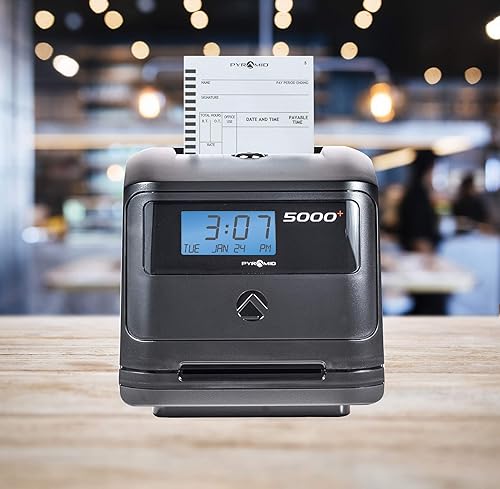 Pyramid 5000 Auto Totaling Time Clock