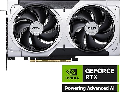 MSI Gaming RTX 5060 Ti 8G Ventus 2X OC Plus Graphics Card (8GB GDDR7,TBA-bit, Extreme Performance: TBA MHz, DisplayPort x3 2.1a, HDMI 2.1b, NVIDIA Blackwell Architecture)