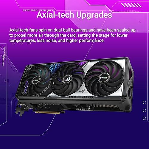 ASUS ROG Strix GeForce RTX™ 5070 Ti OC Edition 16GB GDDR7 Graphics Card (PCIe® 5.0, 16GB GDDR7, HDMI®/DP 2.1, 3.2-Slot, Axial-tech Fans, MaxContact Design with Vapor Chamber) ROG Strix RTX5070Ti|OC|16GB