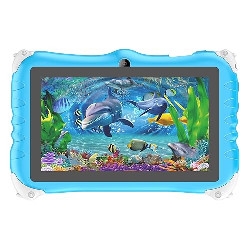 Supersonic SC-780KT Sonic 7jr, 7inch Kids Tablet, Android 15 w/Bluetooth 4.2, Octa-Core 1.5GHz, 3GB RAM, 32GB Storage, Kids Space, Wi-Fi, Dual Camera, MicroSD Slot, 1024x600, G-Sensor, Speaker & Mic