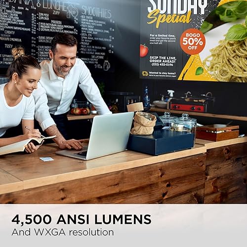 ViewSonic PA700W 4,500 ANSI Lumens WXGA Business & Education Projector?