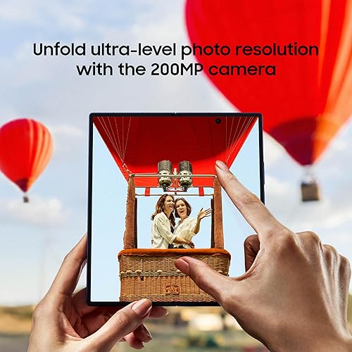 Samsung Galaxy Z Fold7 Cell Phone, 256GB AI Smartphone, Unlocked Android, AI Photo Edits, Large Screen, Long Battery Life, 2025, US 1 Yr Manufacturer Warranty, JetBlack Jet Black 256GB Fold7 Phone Only