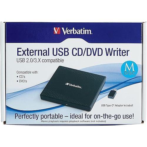 Verbatim External USB CD DVD Writer