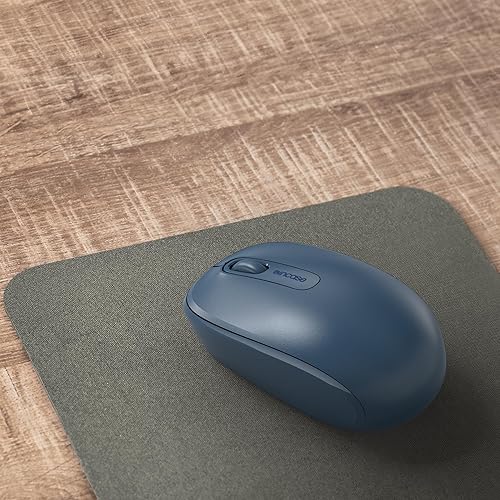 Incase Wireless Mobile Mouse 1850 – Designed by Microsoft – Compact, Comfortable, Right/Left Hand Use, 6-Month Battery Life, Nano Transceiver, Works with Mac/Windows 8/10/11 (Wool Blue)