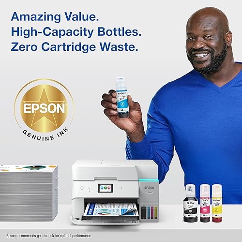 Epson 502 EcoTank Auto-Stop Ink Bottle, Colour Combo Pack (T502520) Color Combo Pack Ink Bottle