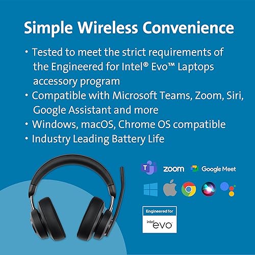 Kensington H3005 Bluetooth Over-Ear Headset, Designed for Microsoft Surface (K83456WW)