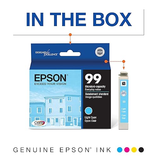Epson T099520-S 99, Light Cyan Ink Cartridge