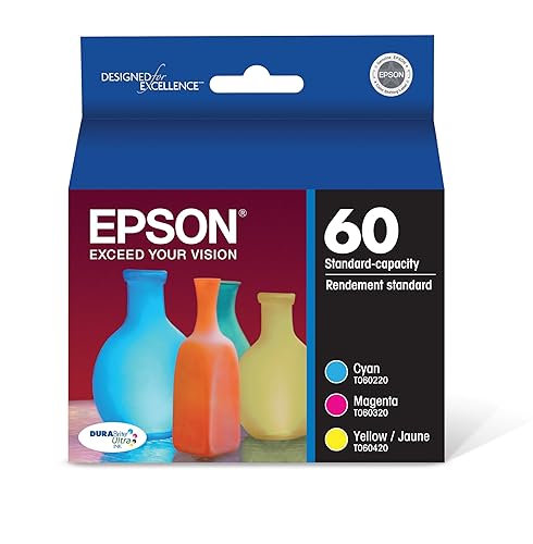Epson DURABrite T060520 Ultra 60 Standard-capacity Inkjet Cartridge Colour Multipack-1 Cyan/ 1 Magenta/ 1 Yellow Color Combo Pack