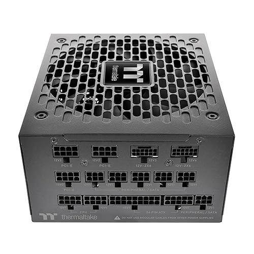 Thermaltake CT200 PWM Fan Single Pack, PWM Controlled 500~900 RPM, Airflow 131.6 CFM, Hydraulic Bearing, Case Fan, 200mm x 200mm x 30mm, White, CL-F178-PL20WT-A