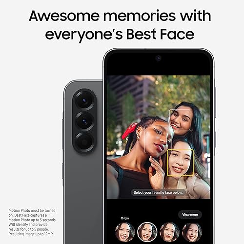 Samsung Galaxy A56 5G Cell Phone, 128GB AI Smartphone, Unlocked Android, AI Photo Edits, Large Screen, Long Battery Life, 2025, US 1 Yr Manufacturer Warranty, Awesome Graphite Graphite 128GB