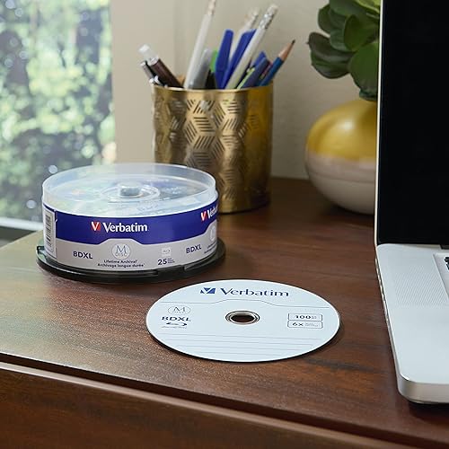 Verbatim M DISC BDXL 100GB 4X With Branded Surface – 25pk Spindle