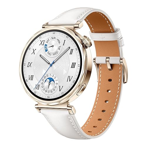 HUAWEI Watch GT 5 41mm Smartwatch, up to 7 Days Battery Life, All-New Running and Cycling Sports Smart Watch, Sharp-Edged Design Watch, White. Buy one and get a free FreeBuds SE2, While supplies last. GT5 41mm White