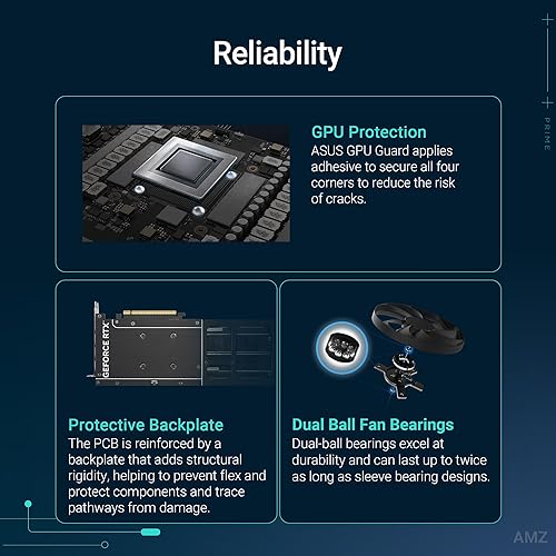 The SFF-Ready ASUS Prime GeForce RTX™ 5060 Ti 16GB GDDR7 OC Edition Graphics Card (PCIe® 5.0, 16GB GDDR7, HDMI®/DP 2.1, 2.5-Slot, Axial-tech Fans, Dual BIOS) PRIME RTX5060Ti|OC|16GB