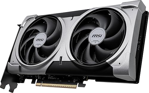 MSI Gaming RTX 5060 Ti 16G Ventus 2X Plus Graphics Card (16GB GDDR7,128-bit, Extreme Performance: 2572 MHz, DisplayPort x3 2.1a, HDMI 2.1b, NVIDIA Blackwell Architecture)