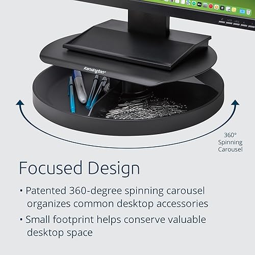 Kensington Smart Fit Spin2 Monitor Stand - Black (K52787WW)